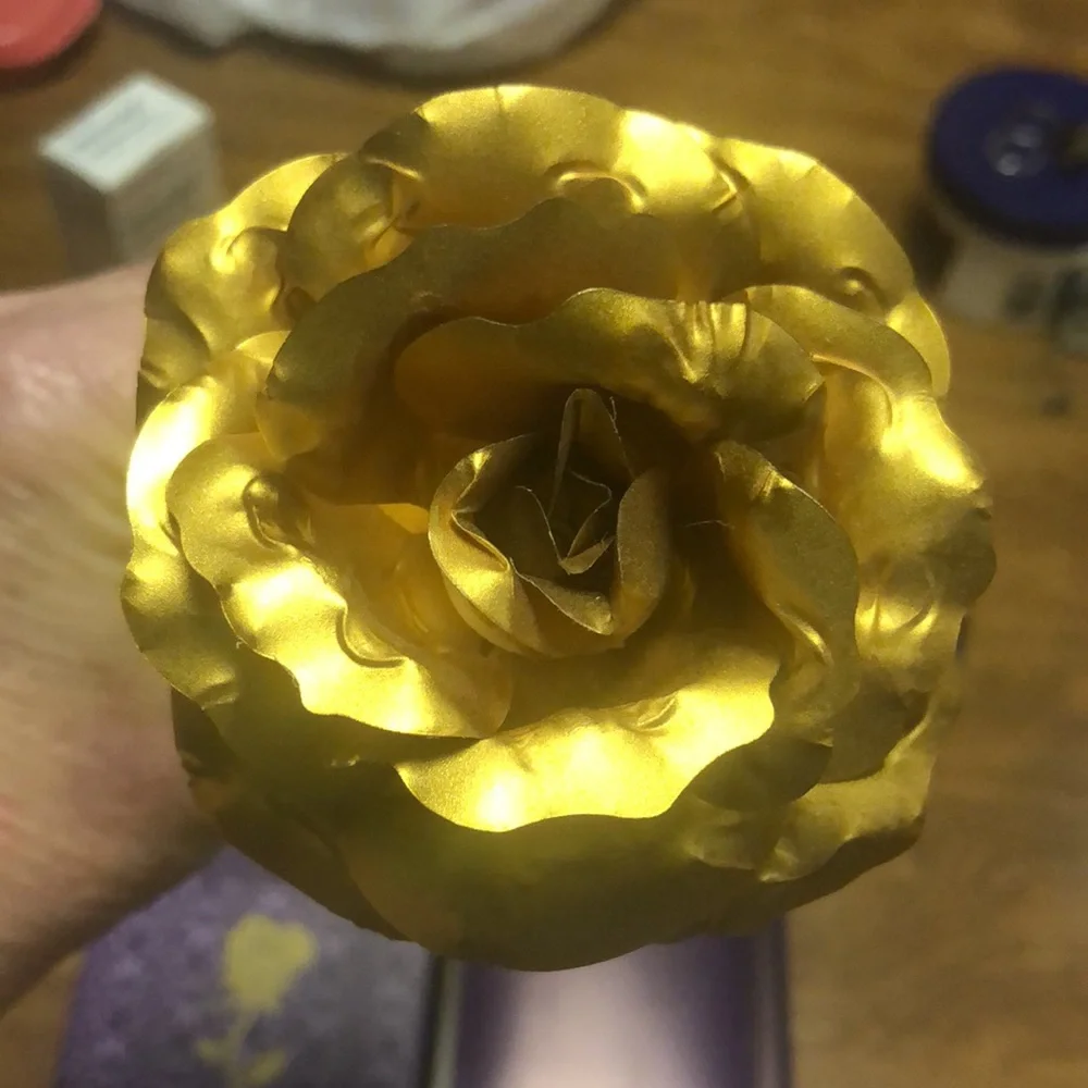 New in the Box “24” K Golden Rose